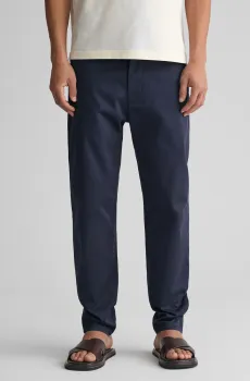 Мужские темно-синие чиносы TAPERED TWILL CHINO Синий 34-32 Gant 1505267