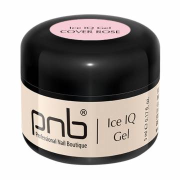 Низкотемпературный гель для ногтей PNB UV/LED Ice IQ Gel, Cover Rose, 5 мл Низкотемпературный гель для ногтей PNB UV/LED Ice IQ Gel, Cover Rose, 5 мл