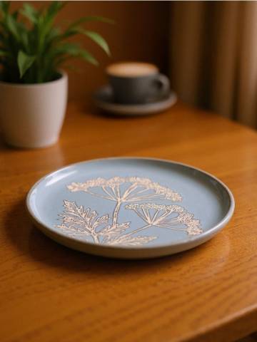 Тарілка - блакитний