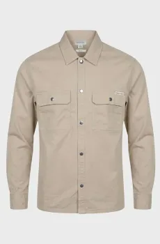 Мужская бежевая рубашка UTILITY Бежевый XL Calvin Klein Jeans LV04RE103G