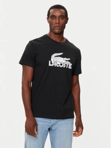 Lacoste Футболка TH2508 Чорний Regular Fit Lacoste Футболка TH2508 Чорний Regular Fit