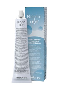 Уценка! Полуперманентная крем-краска для волос Inebrya Bionic Color 1/0 Black, 100 мл