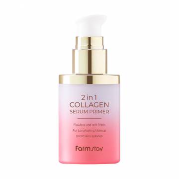 Сыворотка для лица FarmStay 2 in 1 Collagen Serum Primer, 30 мл Сыворотка для лица FarmStay 2 in 1 Collagen Serum Primer, 30 мл