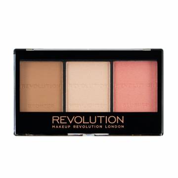 Палетка для контуринга лица Makeup Revolution Ultra Sculpt & Contour Kit, Ultra Fair C01, 11 г Палетка для контуринга лица Makeup Revolution Ultra Sculpt & Contour Kit, Ultra Fair C01, 11 г