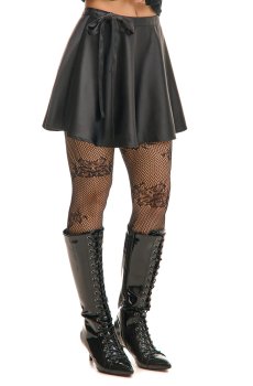 Cropp - Атласна спідниця - чорний