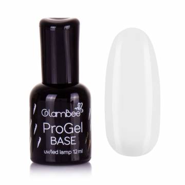Базовое покрытие для гель-лака GlamBee ProGel Base, Прозначный, 12 мл Базовое покрытие для гель-лака GlamBee ProGel Base, Прозначный, 12 мл