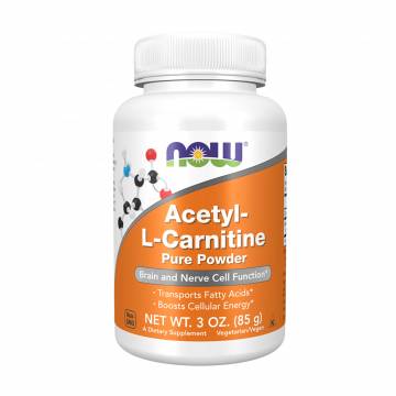 Ацетил-L-карнитин NOW foods Acetyl-L-Carnitine в порошке, 85 г Ацетил-L-карнитин NOW foods Acetyl-L-Carnitine в порошке, 85 г