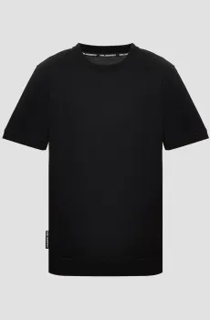 Мужская черная футболка Черный L Karl Lagerfeld 552200.755000;990