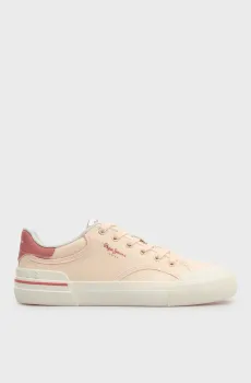 Женские персиковые кеды TAYLOR BASIC Розовый 41 Pepe Jeans PLS300017