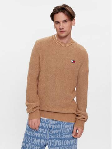 Tommy Jeans Светр Tonal Xs Badge DM0DM17776 Бежевий Regular Fit Tommy Jeans Светр Tonal Xs Badge DM0DM17776 Бежевий Regular Fit