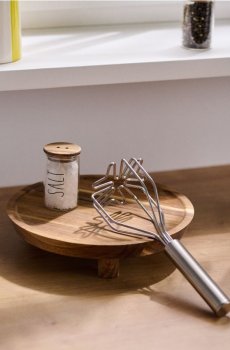 Картопляний товкач з нержавіючої сталі - срібний