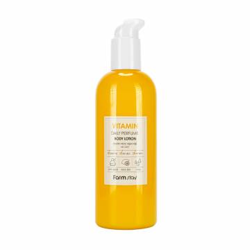 Парфюмированный лосьон для тела FarmStay Dairy Perfume Body Lotion Vitamin с витаминами, 330 мл Парфюмированный лосьон для тела FarmStay Dairy Perfume Body Lotion Vitamin с витаминами, 330 мл