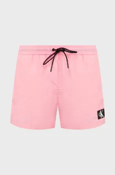 Мужские розовые плавательные шорты SHORT DRAWSTRING Розовый S Calvin Klein KM0KM00979
