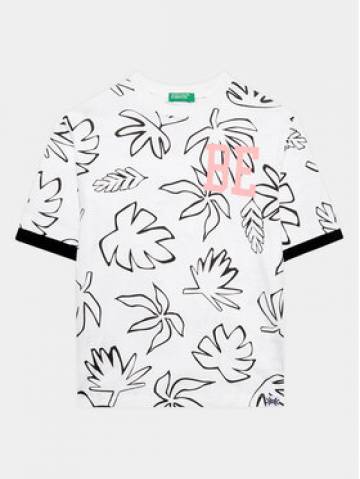 United Colors Of Benetton Футболка 34D3C10BM Білий Regular Fit United Colors Of Benetton Футболка 34D3C10BM Білий Regular Fit