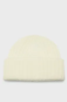 Женская белая шерстяная шапка ALPACA WOOL BLEND BEANIE Белый ONESIZE Gant 4910043