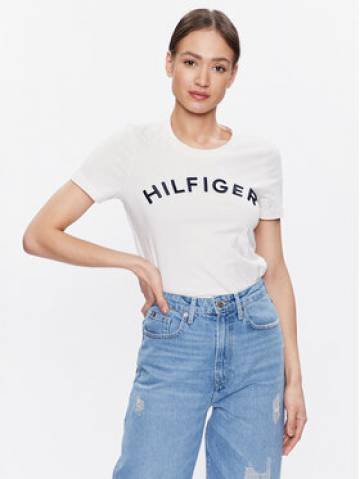 Tommy Hilfiger Футболка WW0WW37864 Écru Regular Fit