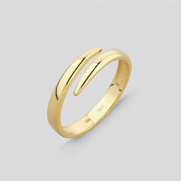 Серебряные кольца с позолотой Minimal ВС-561з Серебряные кольца с позолотой Minimal ВС-561з