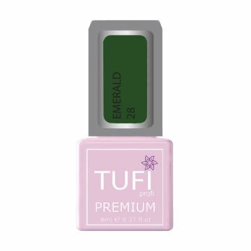 Гель-лак для ногтей Tufi profi Premium Emerald 28 Авокадо в печали, 8 мл Гель-лак для ногтей Tufi profi Premium Emerald 28 Авокадо в печали, 8 мл
