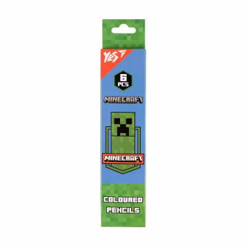 Набор цветных карандашей YES Minecraft Creeper, 6 цветов (290724) Набор цветных карандашей YES Minecraft Creeper, 6 цветов (290724)
