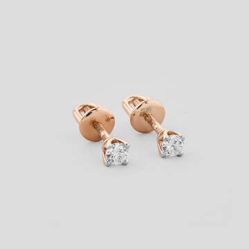 Золотые серьги Minimal с574-3к-бр-ч Золотые серьги Minimal с574-3к-бр-ч