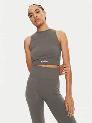 Max Mara Leisure Топ Urago 2426366208 Коричневий Slim Fit Max Mara Leisure Топ Urago 2426366208 Коричневий Slim Fit