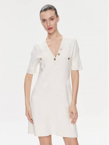 TWINSET Трикотажна сукня 241TP3095 Écru Regular Fit TWINSET Трикотажна сукня 241TP3095 Écru Regular Fit
