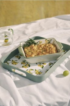 Серветувальний піднос з мотивом лимонів - різнобарвний