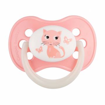 Пустышка силиконовая Canpol Babies Cute Animals круглая, розовая, от 6 до 18 месяцев (22/596) Пустышка силиконовая Canpol Babies Cute Animals круглая, розовая, от 6 до 18 месяцев (22/596)