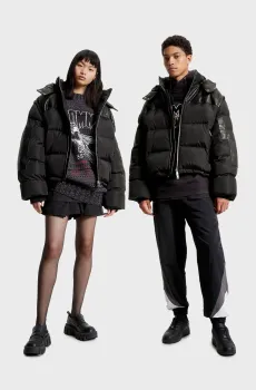 Черная куртка TJCU MODULAR ALASKA PUFFER (унисекс) Черный L Tommy Jeans DM0DM17287