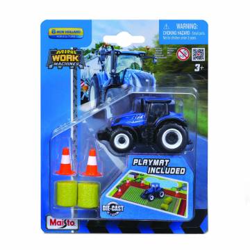 Ігровий набір Maisto Mini Work Machines Трактор синій (15592/2) Ігровий набір Maisto Mini Work Machines Трактор синій (15592/2)