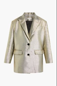 Ronny Kobo Silver Morgan Blazer for Women | The Deal Outlet