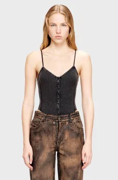 Женское черное боди T-LEY Черный M Diesel A20360 0DCCQ