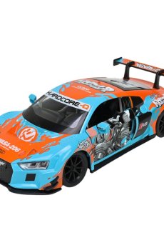 Автомодель Автопром Audi R8 LMS, 1:24, в коробке, со светом и звуком, голубая, 19*8.5*5 см, от 3 лет (68291A(B))