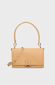 Женская бежевая сумка TH HER MED CROSSOVER Бежевый ONESIZE Tommy Hilfiger AW0AW17216