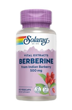 Берберин Solaray Berberine 500 мг, 60 капсул