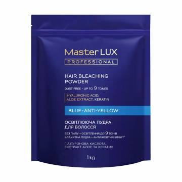 Осветляющая пудра для волос Master LUX Professional Hair Bleaching Powder, Blue, 1 кг Осветляющая пудра для волос Master LUX Professional Hair Bleaching Powder, Blue, 1 кг