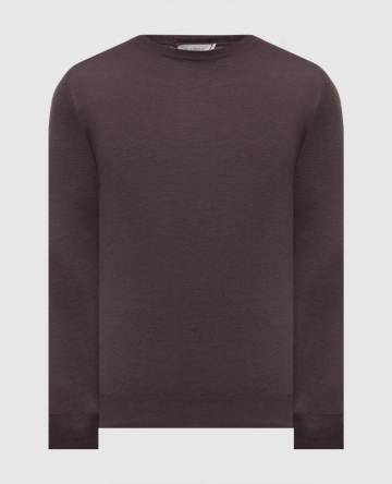 Серый джемпер из шерсти