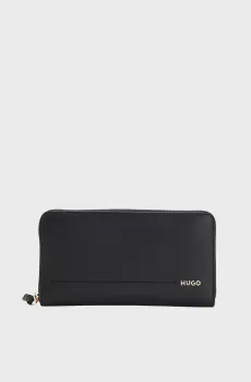 Женский черный кошелек Черный ONESIZE HUGO 50567835;001