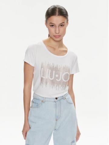 Liu Jo Футболка VA4154 JS360 Білий Regular Fit Liu Jo Футболка VA4154 JS360 Білий Regular Fit