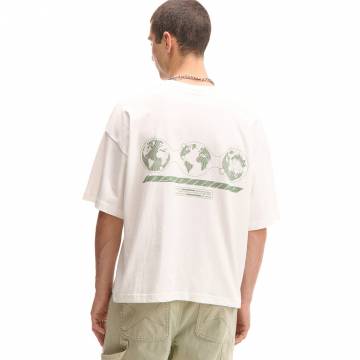 Cropp - Футболка з принтом - кремовий Cropp - Футболка з принтом - кремовий