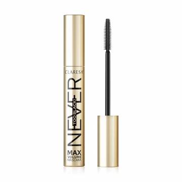 Тушь для ресниц Claresa Never Too Black! Max Volume Mascara, Black, 10 г Тушь для ресниц Claresa Never Too Black! Max Volume Mascara, Black, 10 г