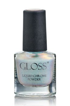 Уценка! Жидкая втирка для ногтей Gloss Liquid Chrome Powder 012, 3 мл