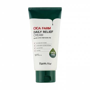 Крем для лица и тела FarmStay Cica Farm Daily Relief Cream с экстрактом центеллы азиатской, 300 мл Крем для лица и тела FarmStay Cica Farm Daily Relief Cream с экстрактом центеллы азиатской, 300 мл