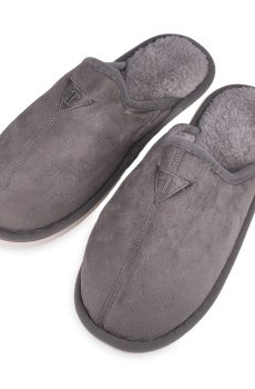 Мужские комнатные тапочки 2Step закрытые, серые, размер 41-42 (WMSL2025-10-Gr)