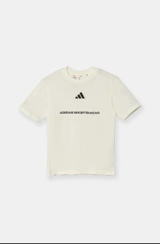 Детская хлопковая футболка adidas