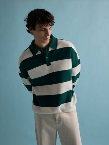 Reserved - MEN`S JOGGING TOP - зелений - 549EF-77X Reserved - MEN`S JOGGING TOP - зелений - 549EF-77X