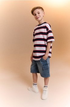 Шорти карго - синій