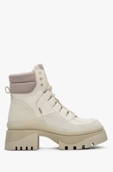 Черевики демісезонні молочні Estro ER00112214