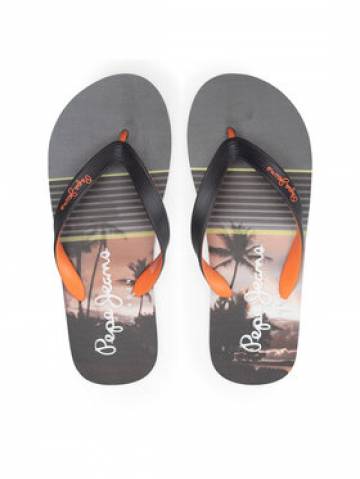 Pepe Jeans Вєтнамки Hawi Palm PMS70115 Чорний Pepe Jeans Вєтнамки Hawi Palm PMS70115 Чорний
