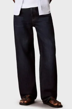 Мужские темно-синие джинсы BAGGY REBEL SAPPHIRE Синий 34-32 Calvin Klein Jeans LV04RG785G